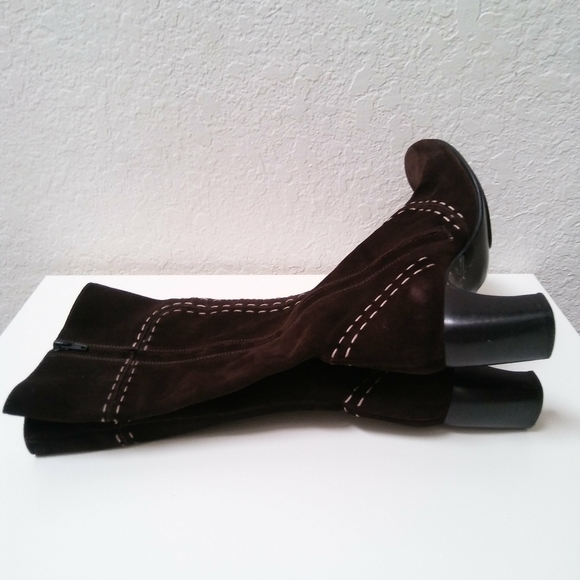 🎉SOLD🎉 Fornarina Suede Mid-Calf Boots - Picture 5 of 8